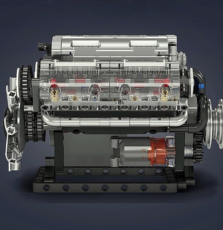 Mould King 10088 V8 Engine Building Block Set