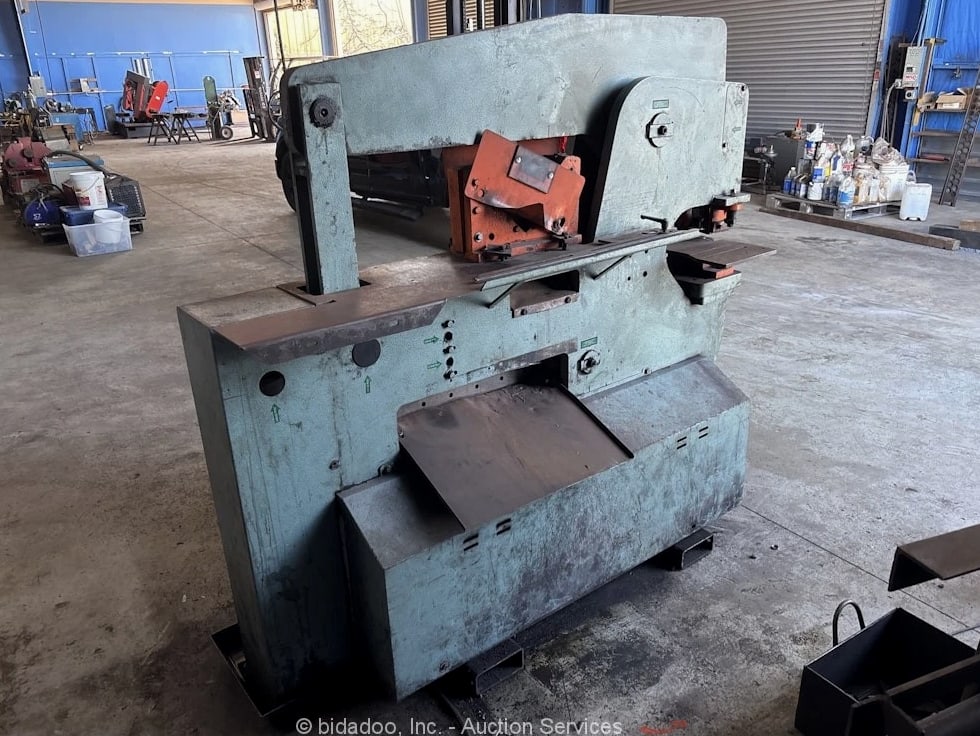 2016 Scotchman 9012-24M Hydraulic Ironworker Shear Punch Press Station bidadoo