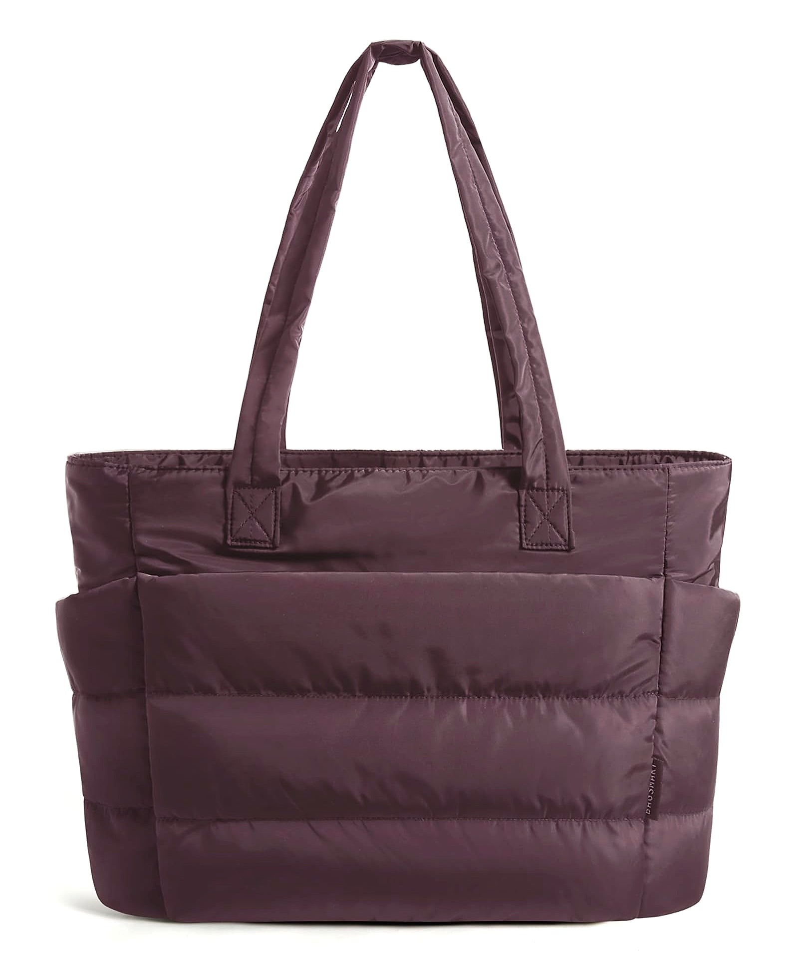 BAGSMART Tote Bag for Women, Lightweight Quilted Shoulder Bag