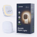 AUVON LED Backlit Night Light with Motion Sensor, 2 Pack