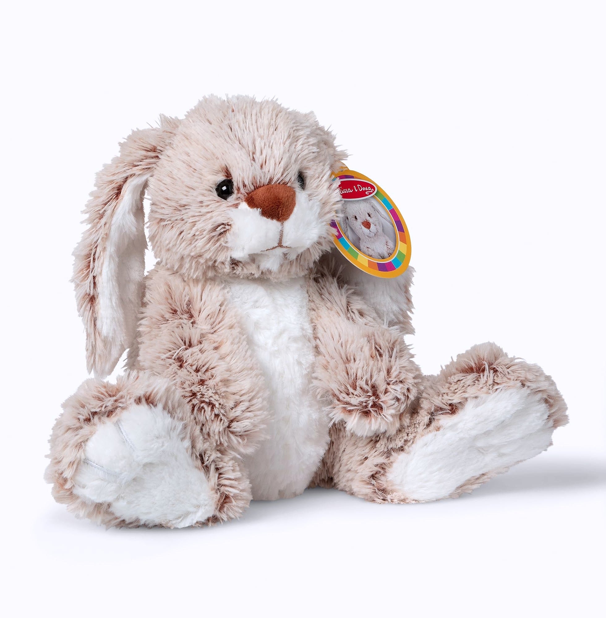 Melissa & Doug Burrow Bunny 9-inch Stuffed Animal Plush Toy