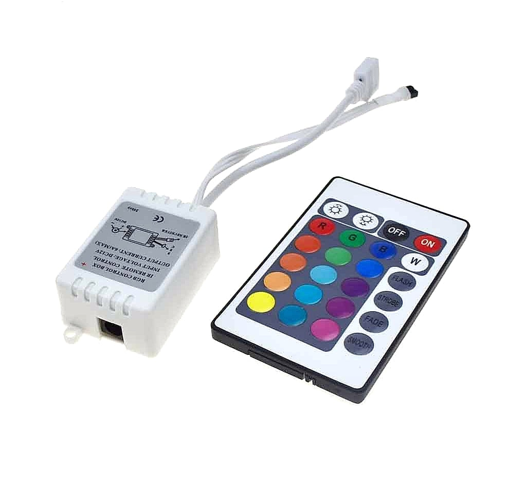 Reland Sun 24 Button LED RGB Dimmer Controller 12V