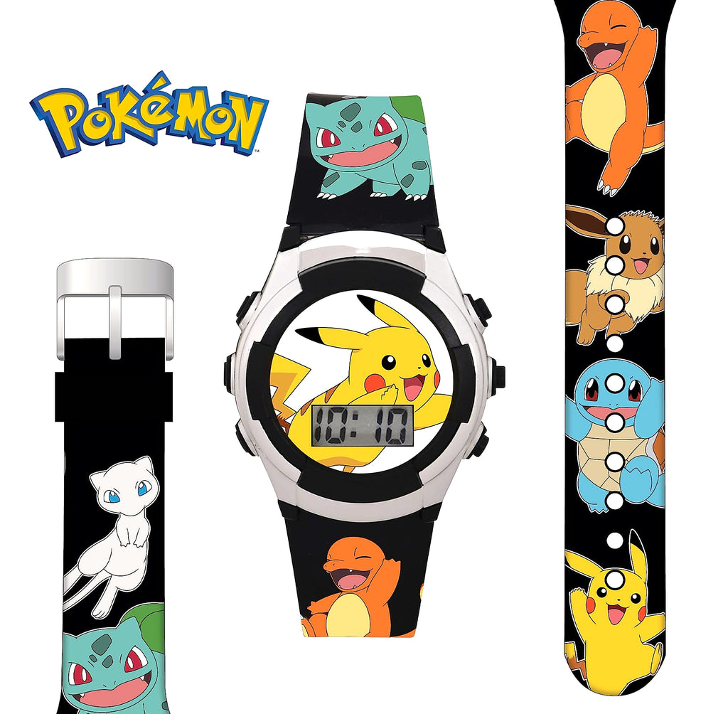 Accutime Pokemon Digital LCD Quartz Watch for Kids