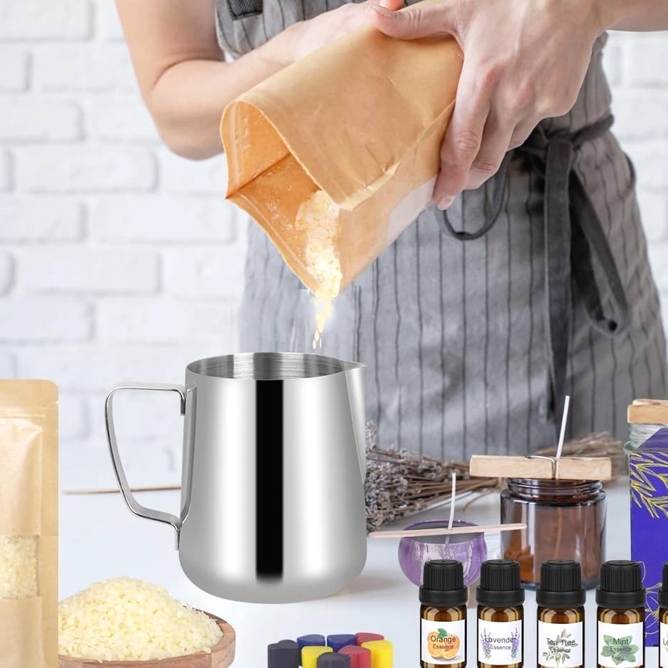 Candle Making Kit DIY Gift for Kids, Mom, Beginners - Beeswax, Essential Oils, Dyes