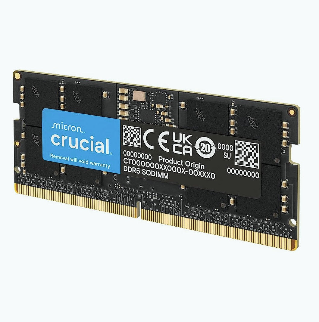 Crucial 32GB DDR5 SODIMM Laptop Memory Kit 5600MHz