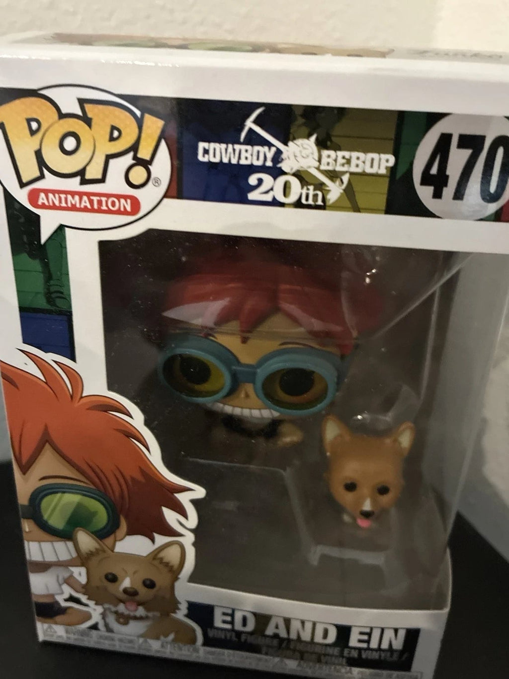 Funko Pop! Animation Cowboy Bebop Ed #148 & Ed and Ein #470 Vinyl Boxed Figures