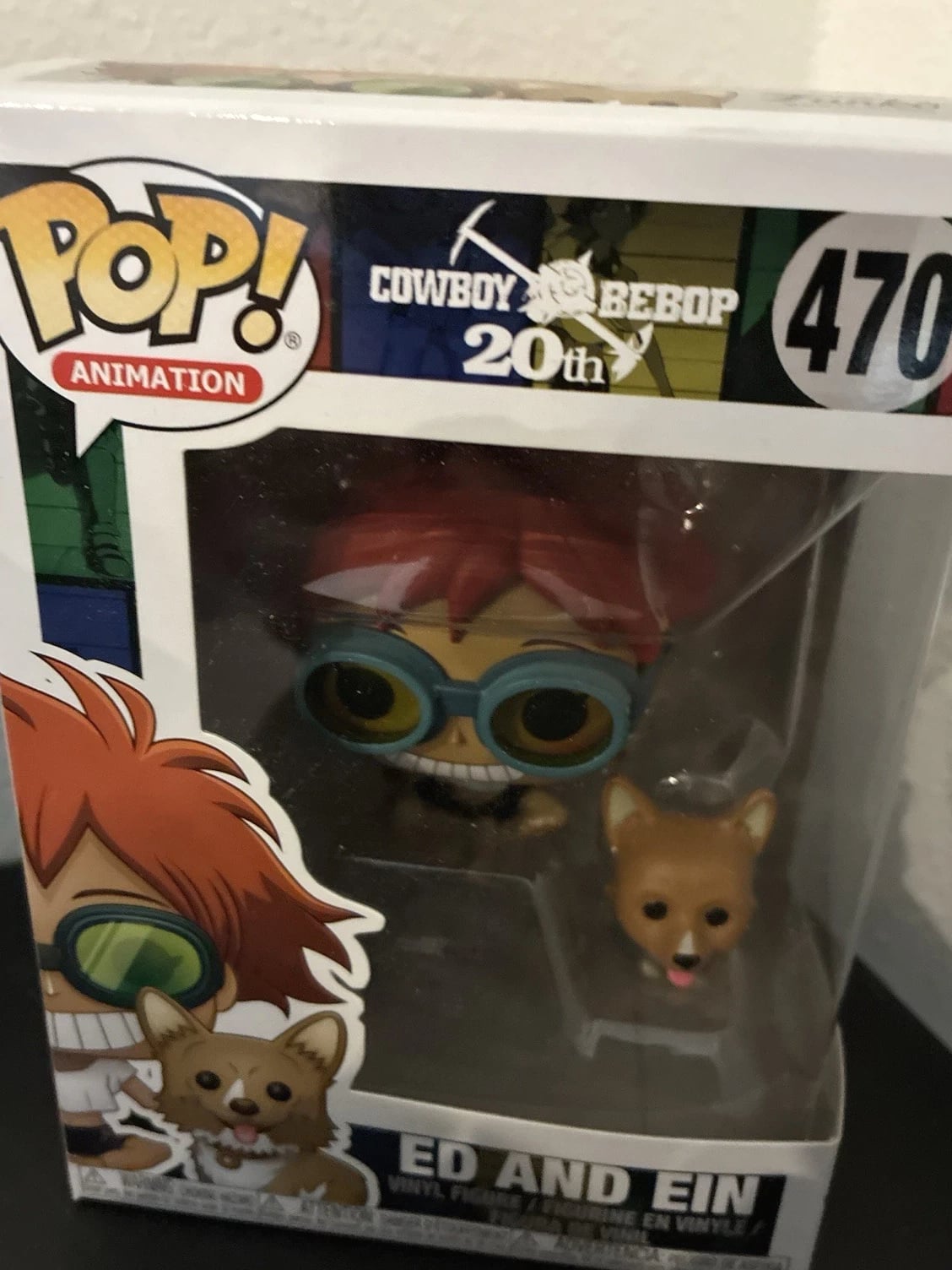 Funko Pop! Animation Cowboy Bebop Ed #148 & Ed and Ein #470 Vinyl Boxed Figures