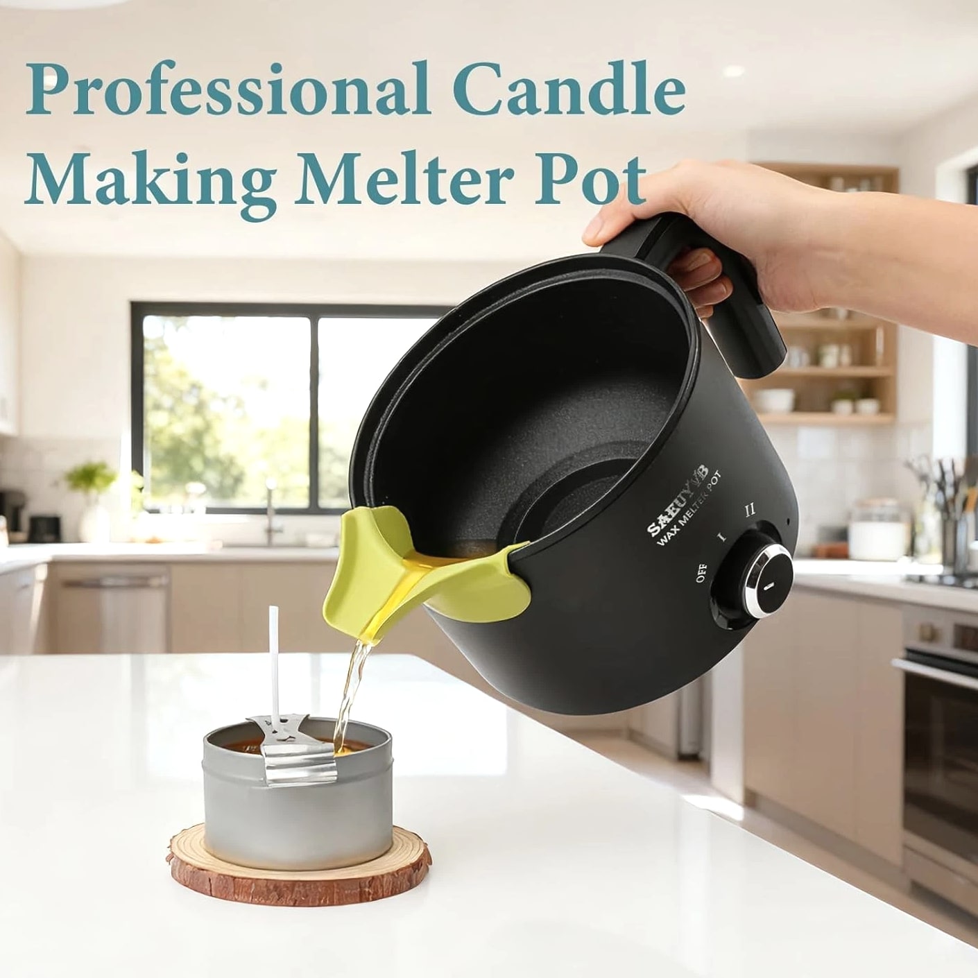 Soy Wax Candle Making Kit - DIY Supplies for Adults & Crafters