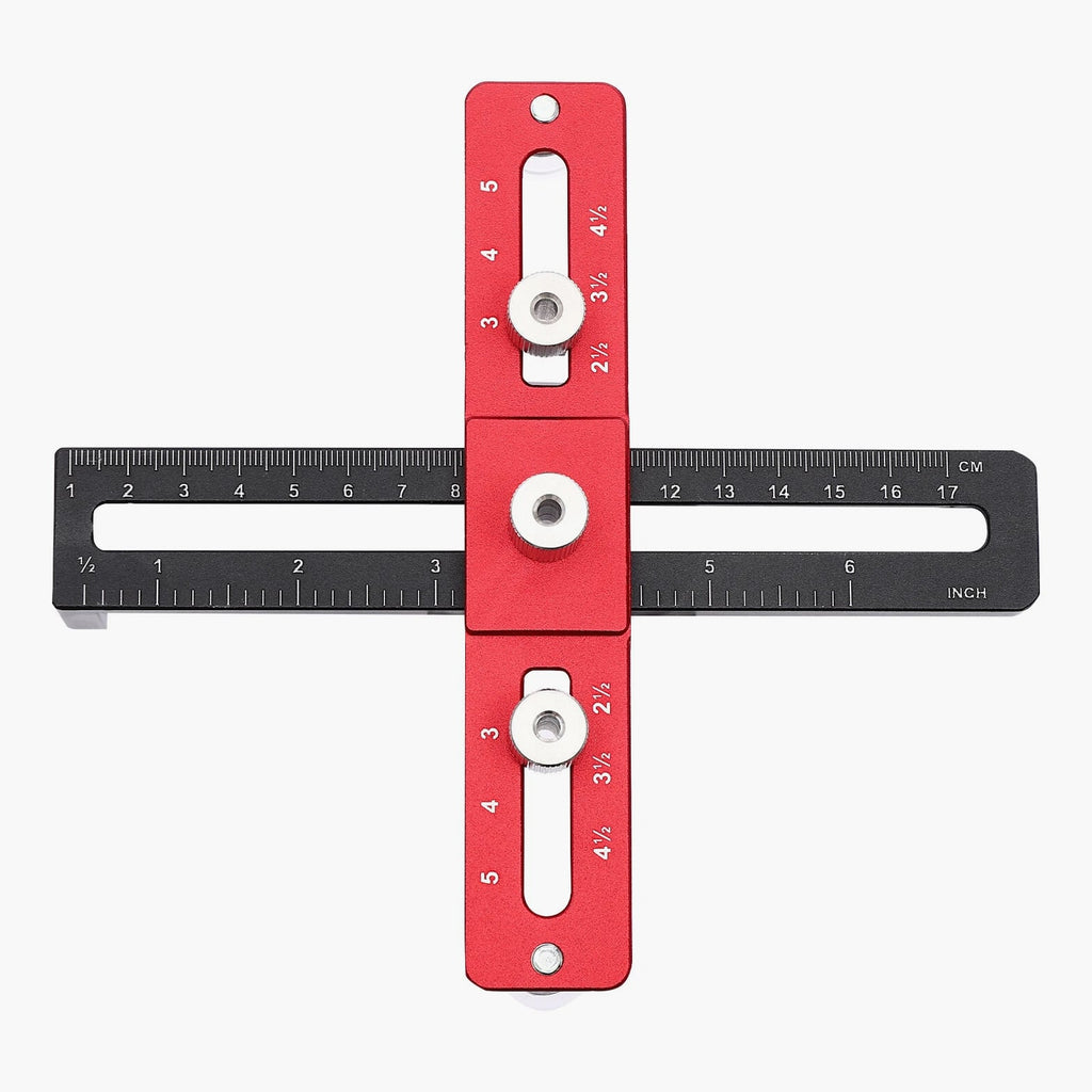 Adjustable Woodworking Drill Guide for Install Cabinet Door Handle Modern New~
