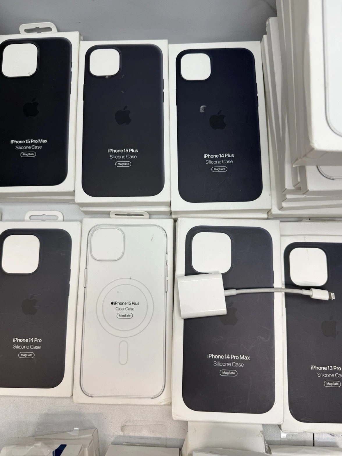 Lot of 44 iPhone Cases, Chargers and Accessories open box and used items