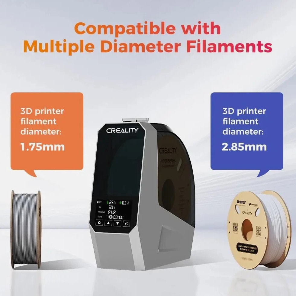 Filament Dryer Box Filament Storage Dehydrator 1kg 3D Printer Filament Dryer Box