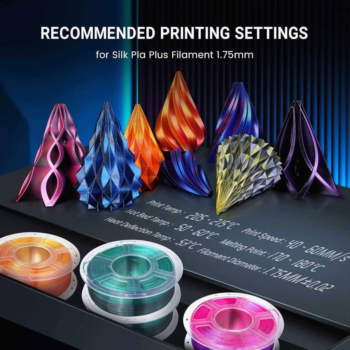 [BUY 10 PAY 6]JAYO PETG Matte PLA PLA+ SILK ASA ABS 3D Filament 1.1KG 1.75MM Lot