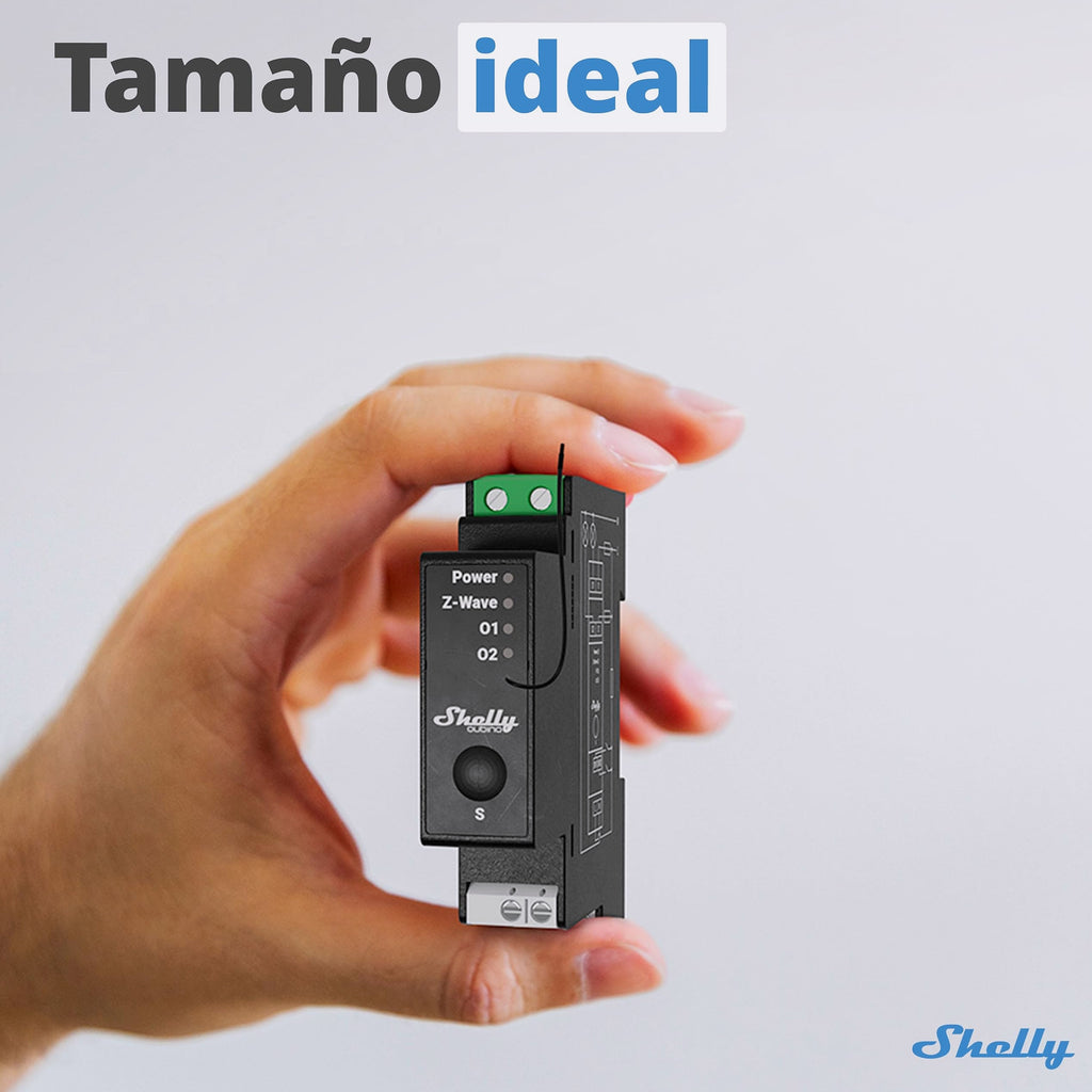 Shelly Wave Pro 2PM Z-Wave Smart Switch DIN Rail Relay