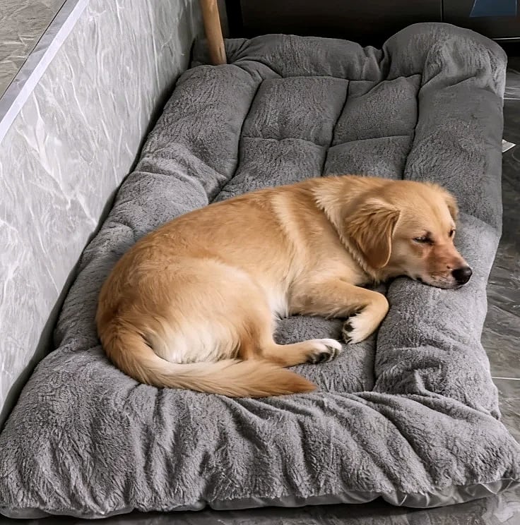 Booteely Extra Large Plush Dog Bed Sofa, 120cm Pet Mat