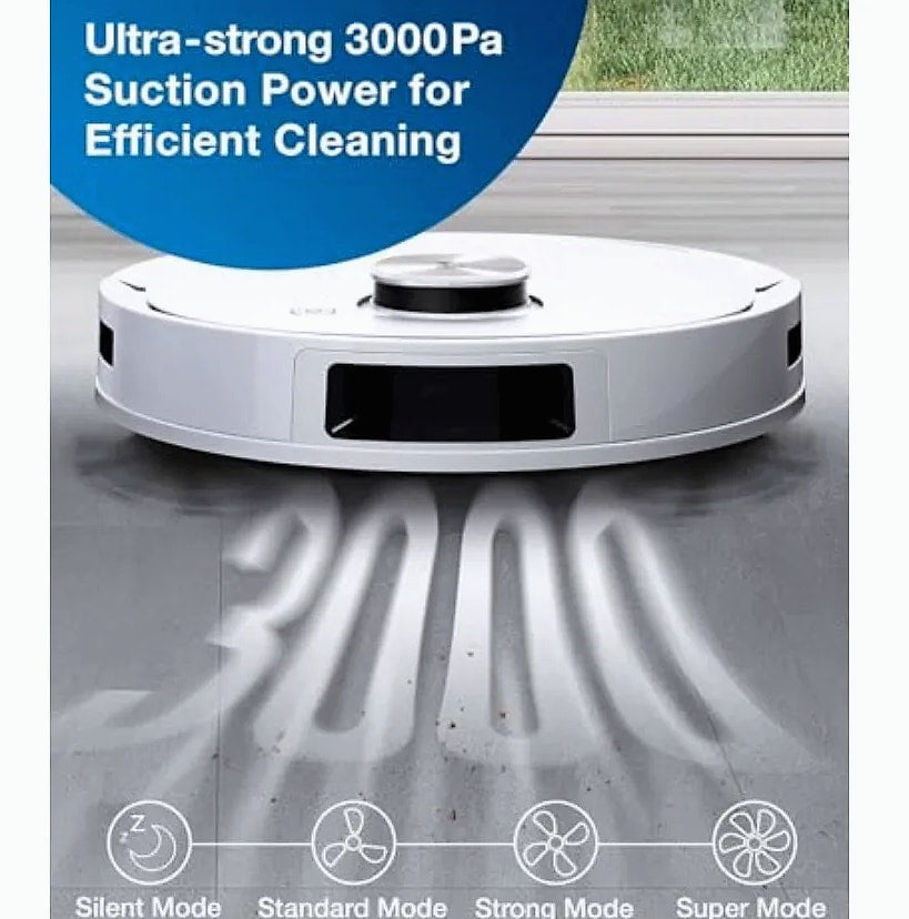 SHXI Robot Vacuum and Mop Combo with Auto-Empty Station