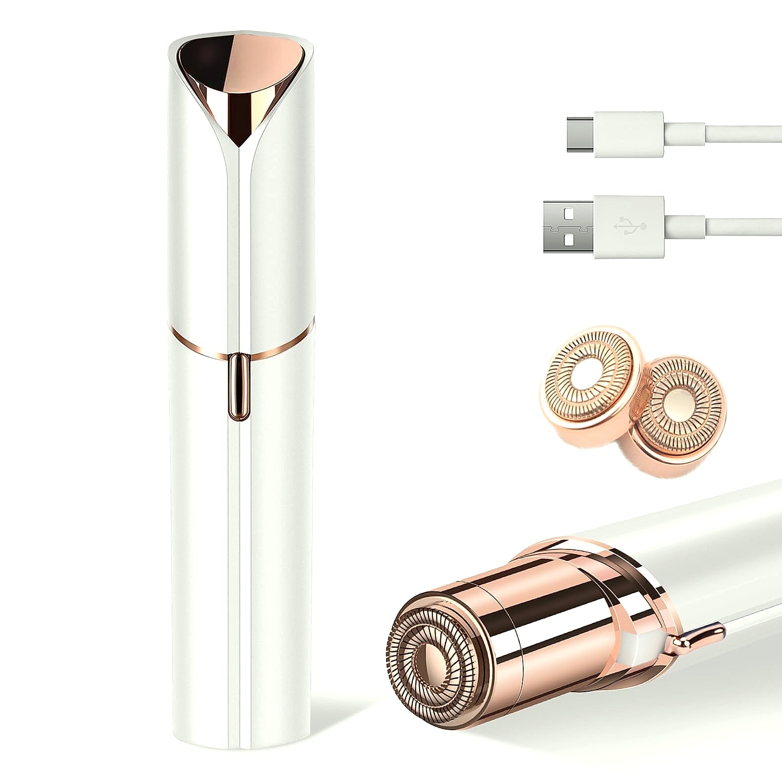 Claities Electric Facial Hair Remover with LED Light