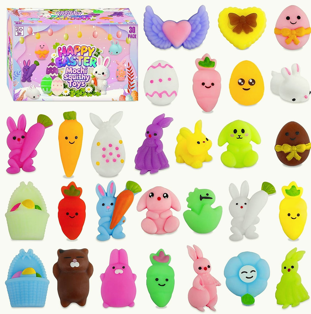 Mantyplay 30 Pack Mini Squishies Toys for Kids Party Favors