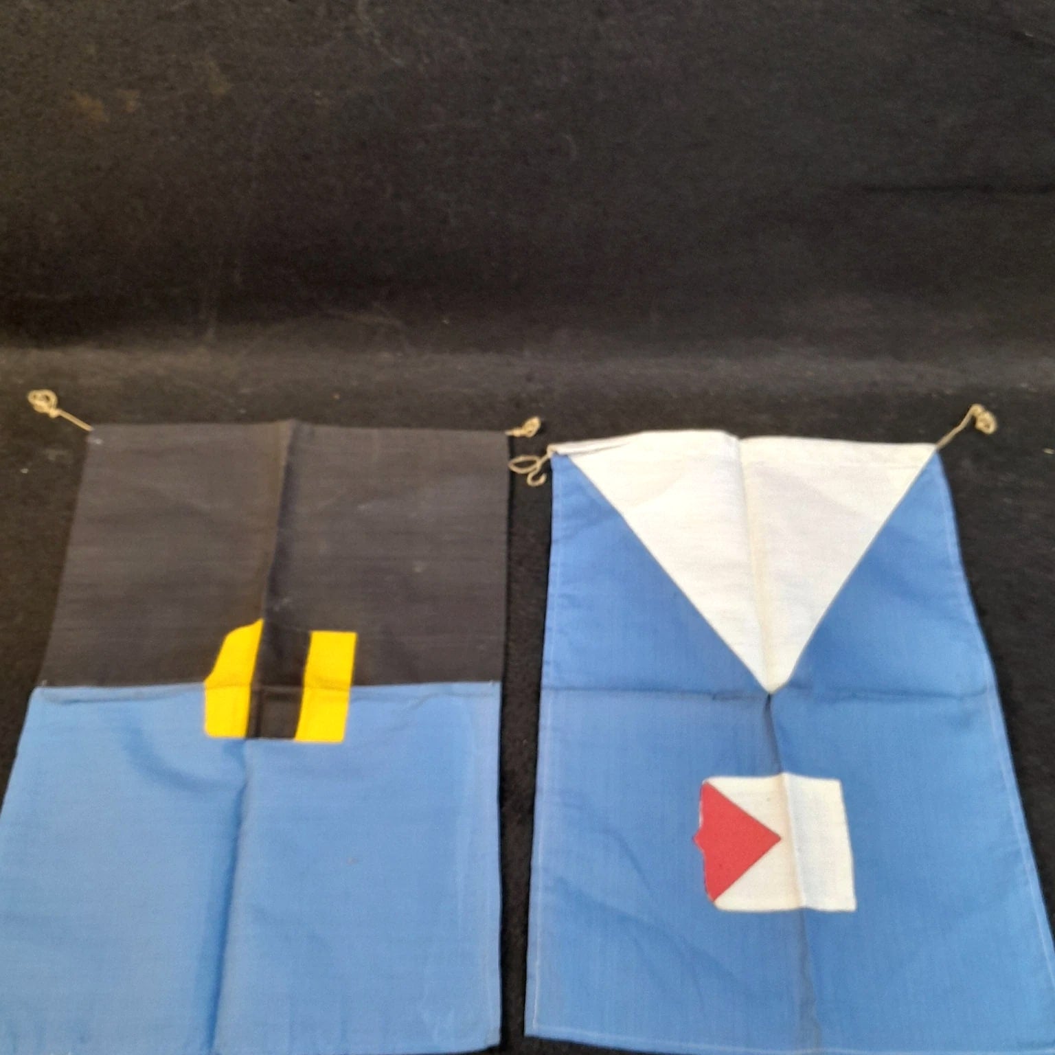 Pair Of Flags/Estandartes. Meaning Unknown