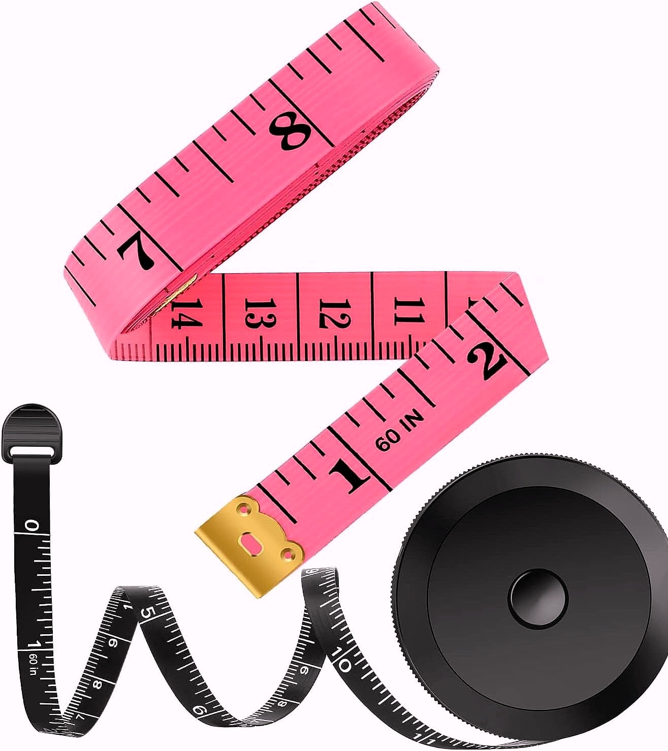 iBayam 2 Pack Tape Measure for Sewing and Body Measurements
