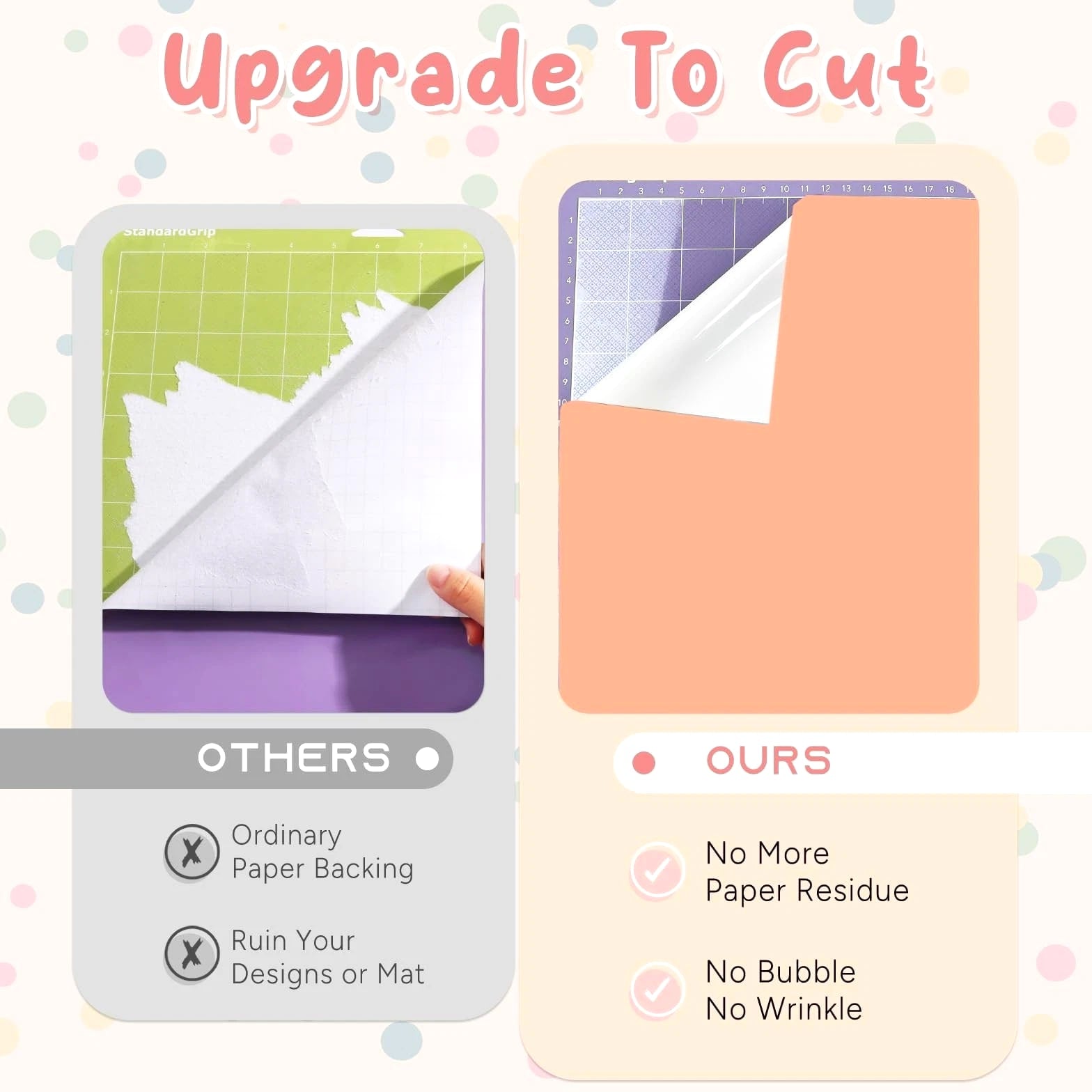 Tintnut Boho Permanent Vinyl - 8 Sheets 12"x10"Peachy Pink Permanent Adhesive...