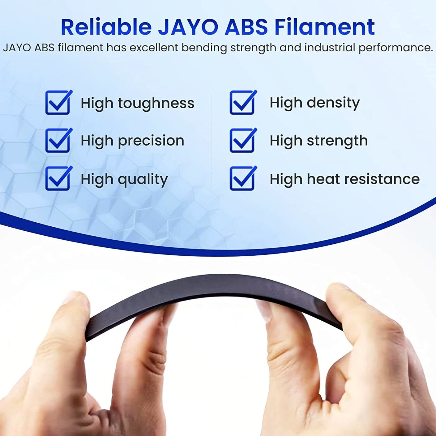 JAYO 10KG 1.75mm PLA Meta Matte Silk PETG Wood ABS 3D Printer Filament 1.1KG per Set