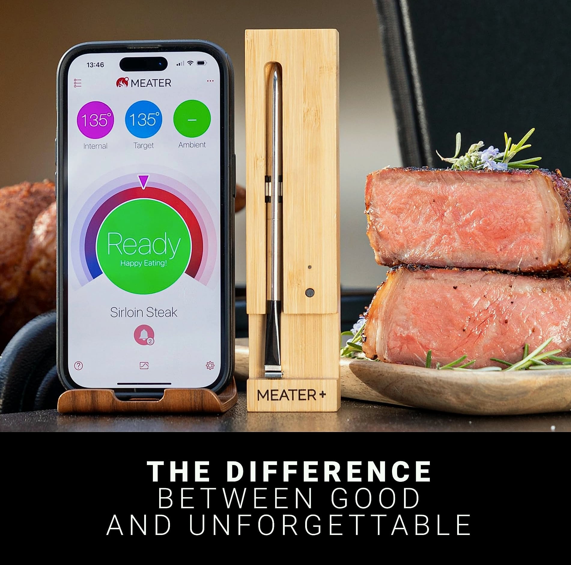MEATER Plus Smart Bluetooth Meat Thermometer for Grill