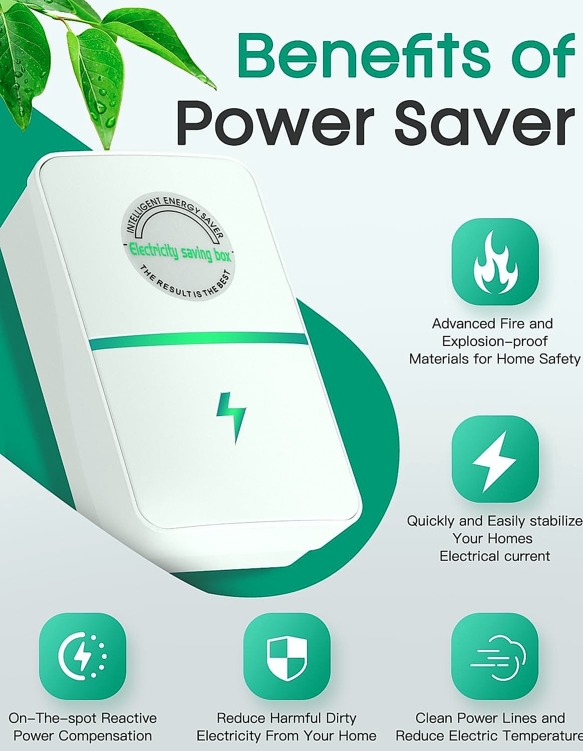 Bloockwiz Stopwatt SmartPlug 6-Pack voltage stabilizer 90-250V
