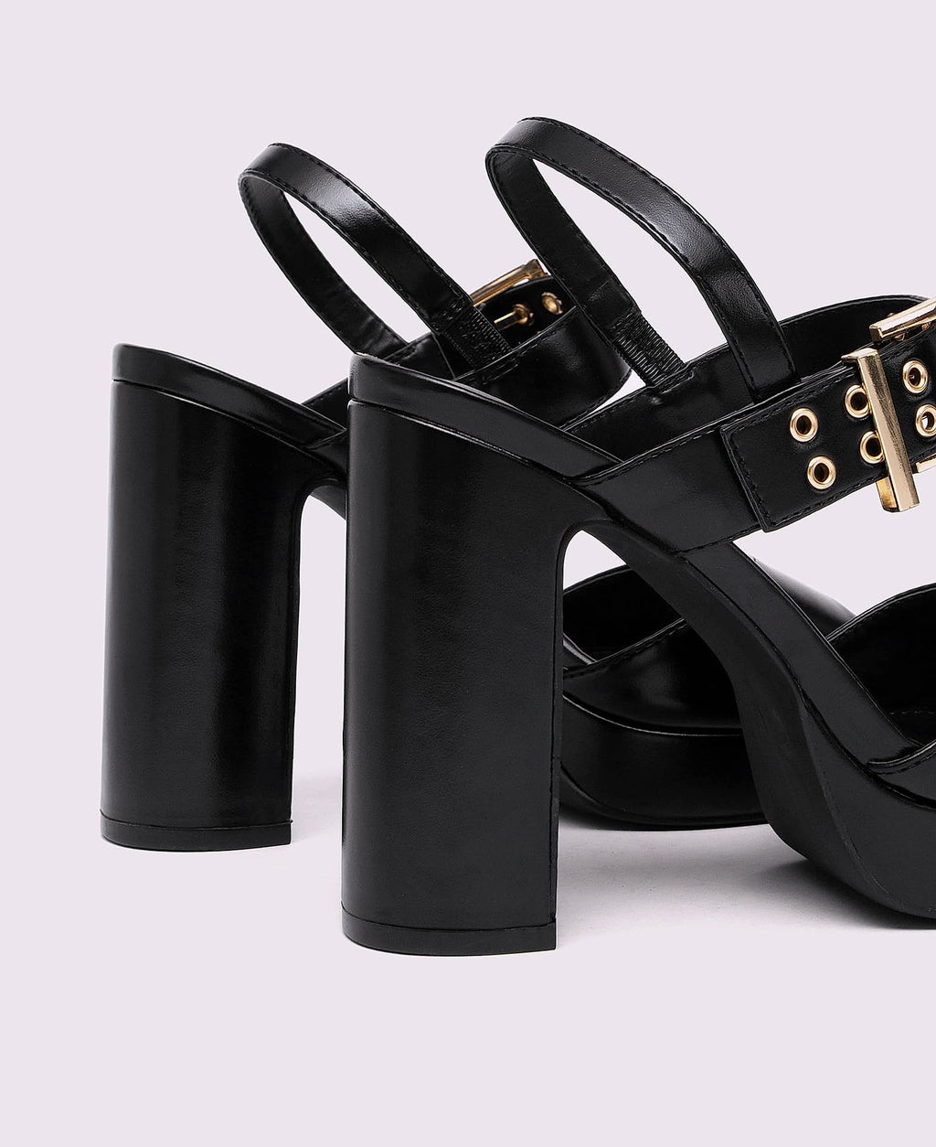 NEWBELLA Block Heel Platform Sandals with Ankle Strap