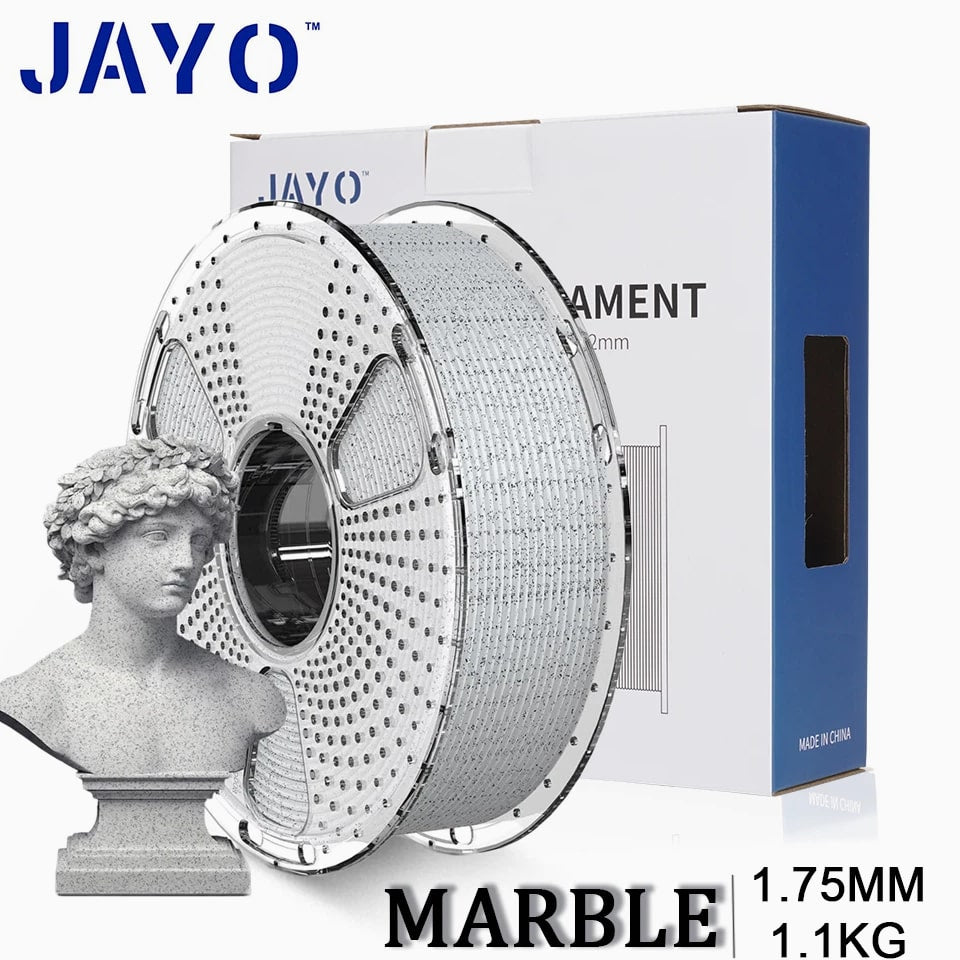 JAYO 1.1KG High Speed Marble 3D Printer Filament PLA 1.75MM with Spool