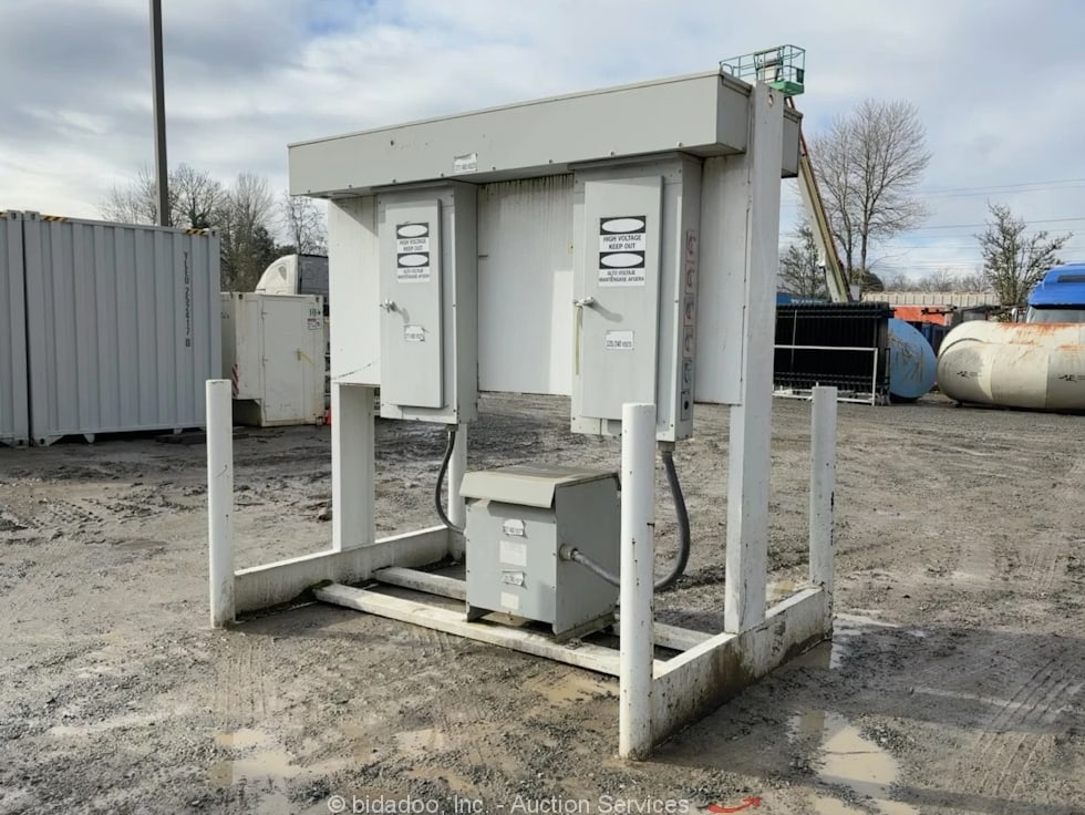 Self Contained Portable Electrical Distribution Substation 277/480V bidadoo