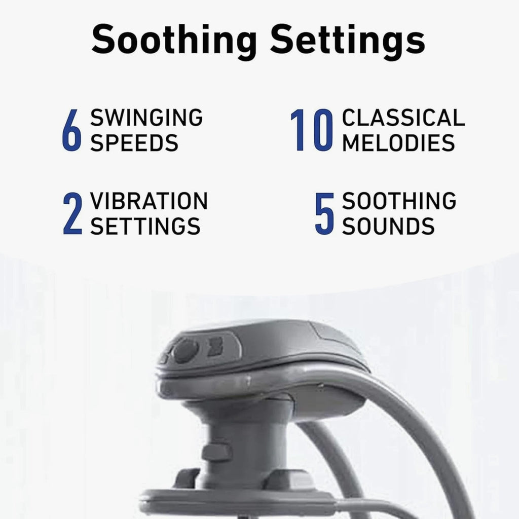 Graco Duetsoothe Swing and Rocker with Removable Swing Seat and 6 Swinging Speed