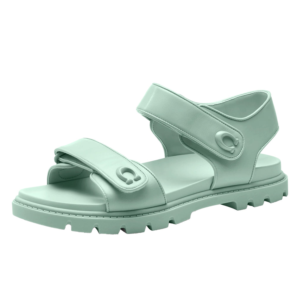 Coach Women's Brynn Suede Sandals with Shearling Lining