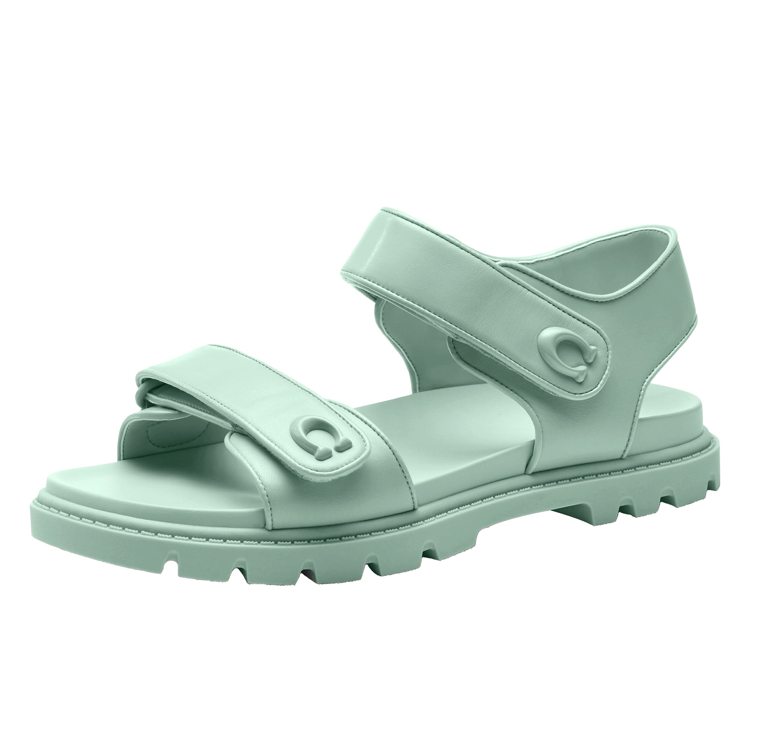 Coach Women's Brynn Suede Sandals with Shearling Lining