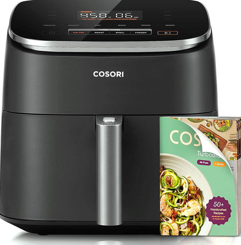 Cosori 9-in-1 Air Fryer 6 Qt, PFAS-Free Ceramic Cooking