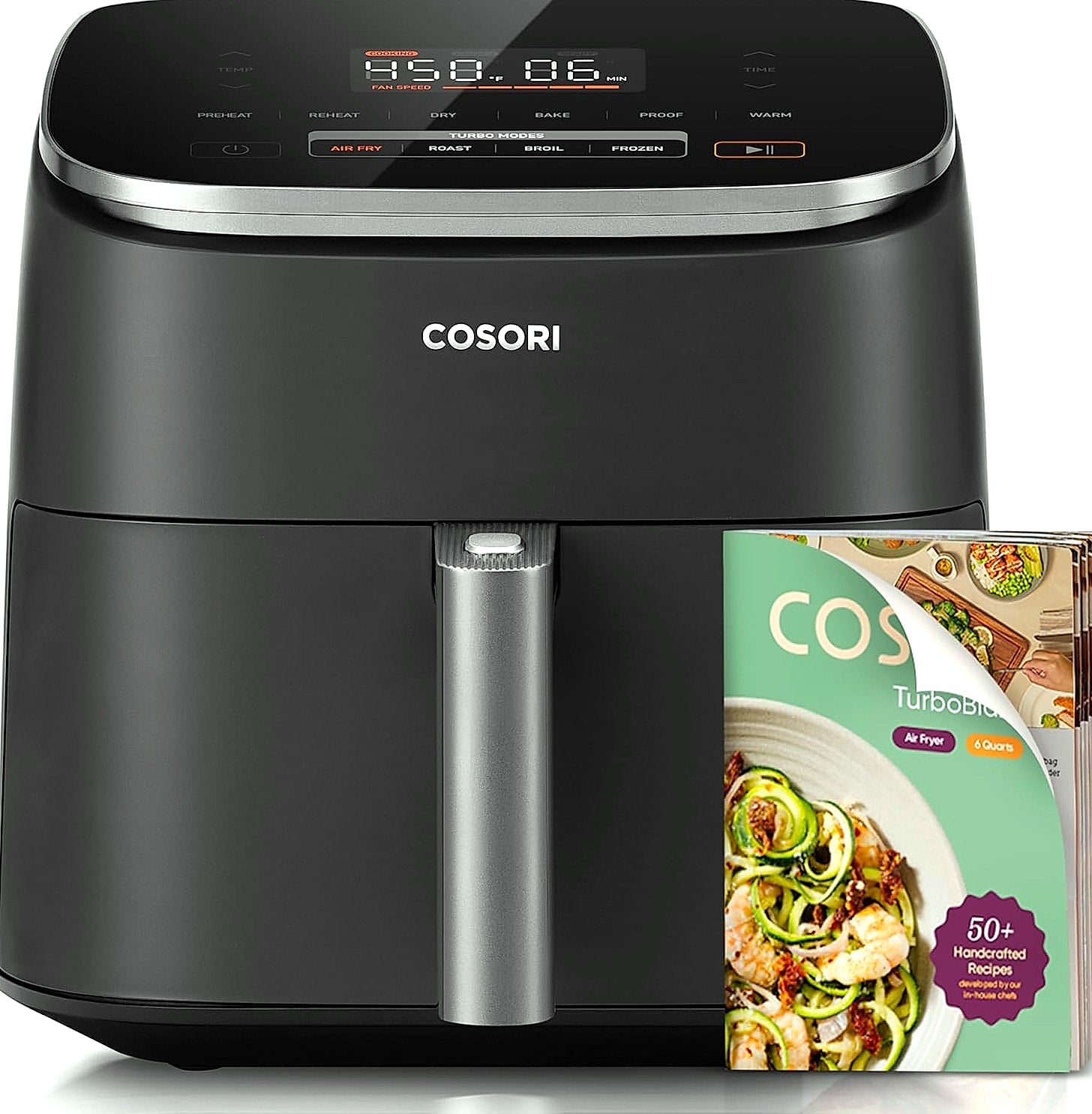 Cosori 9-in-1 Air Fryer 6 Qt, PFAS-Free Ceramic Cooking