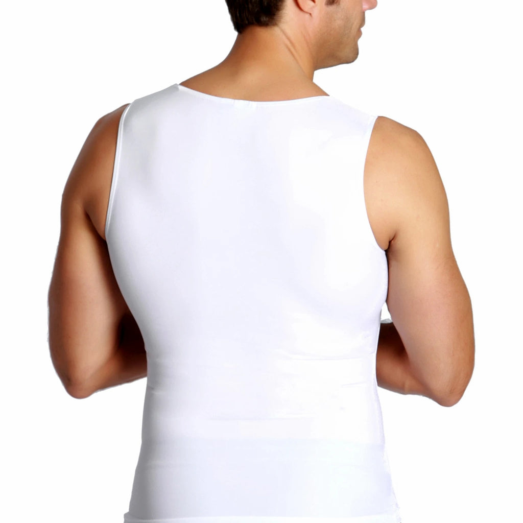 Insta Slim -Made in USA- Medium Compression Activewear Mens Tank-Top Undershirt