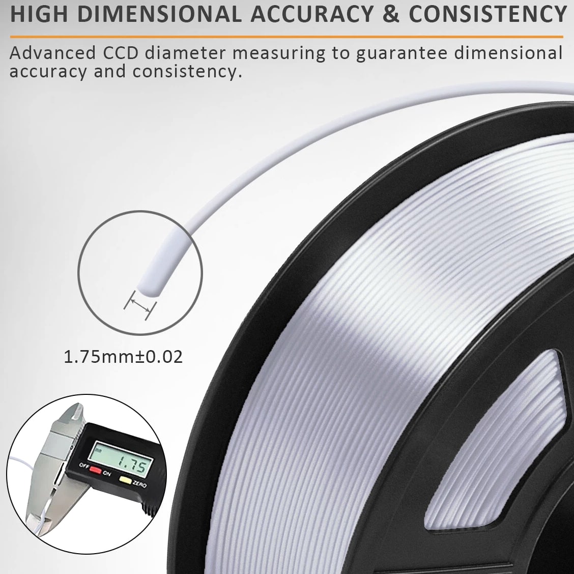 5×1KG SUNLU PLA+ SILK Filament 2.2LBS/1KG Neatly Wound Filaments For 3D Printer