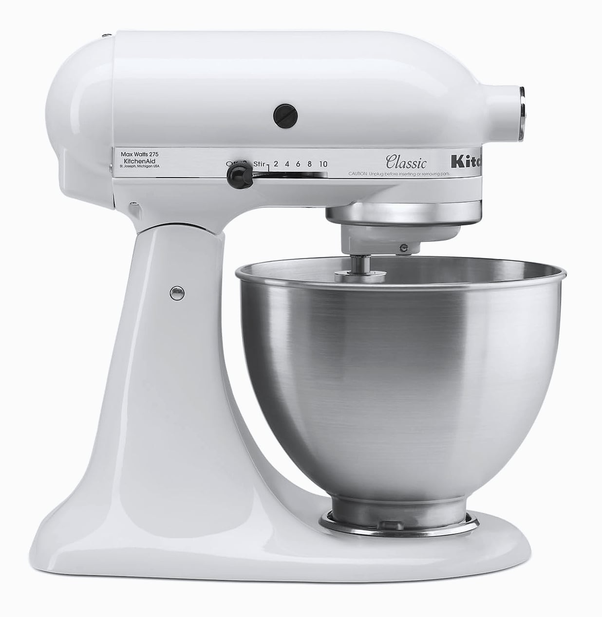 KitchenAid K45SS Classic 4.5 Quart Tilt-Head Stand Mixer
