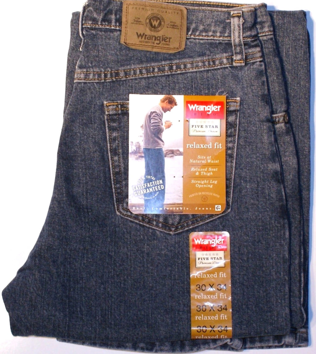 New Wrangler Relaxed Fit Jeans Men's Big and Tall Sizes Four Colors Available