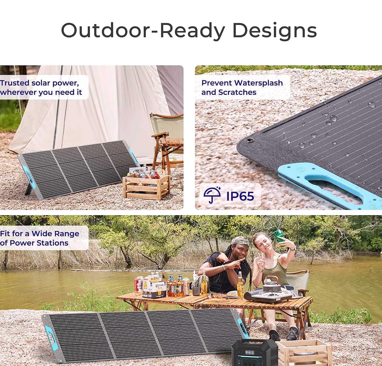 Renogy 200W Portable Solar Panel Foldable Power Charger