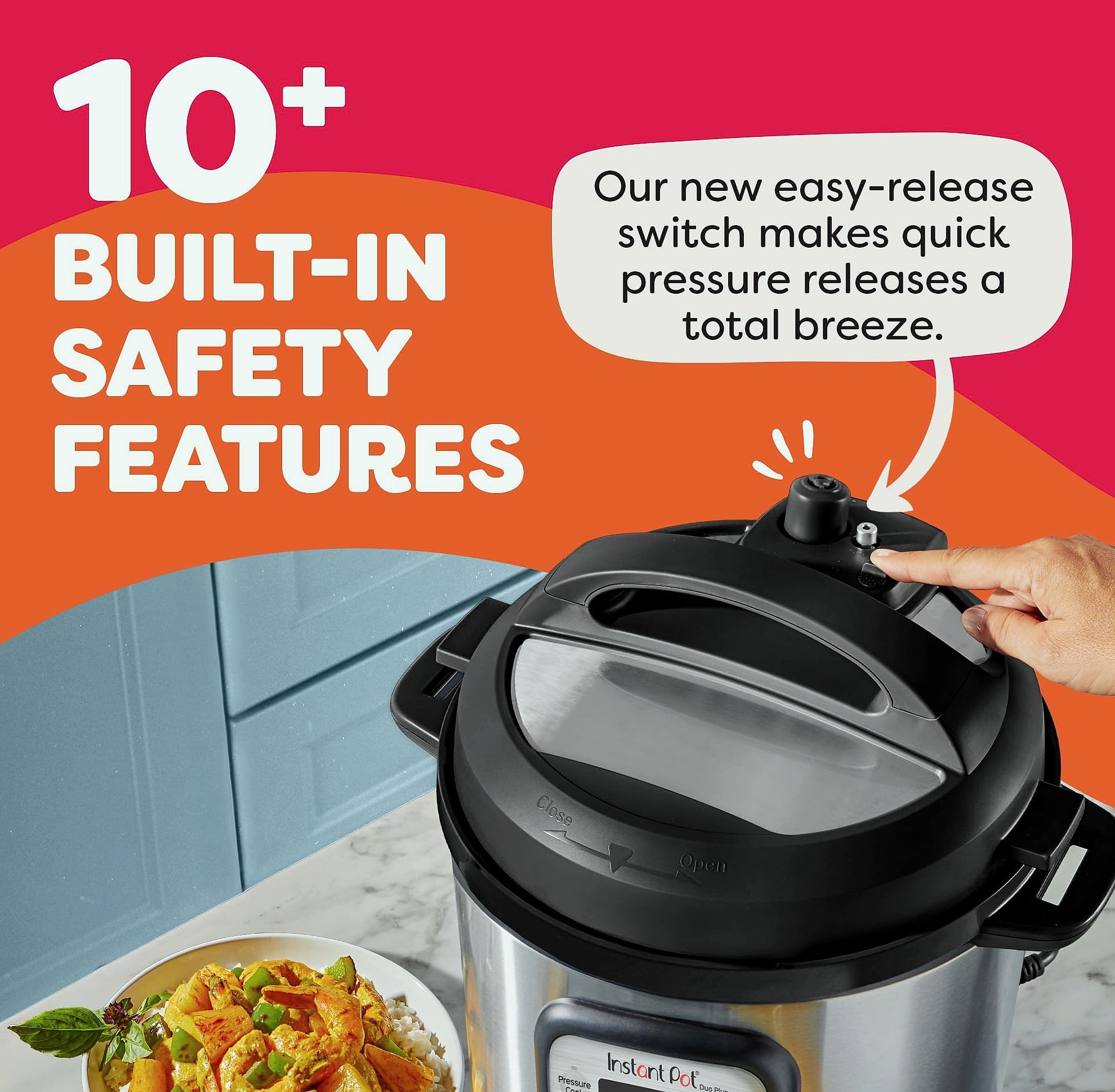 Instant Pot Duo Plus 6-Quart 9-in-1 Multicooker Pressure Cooker