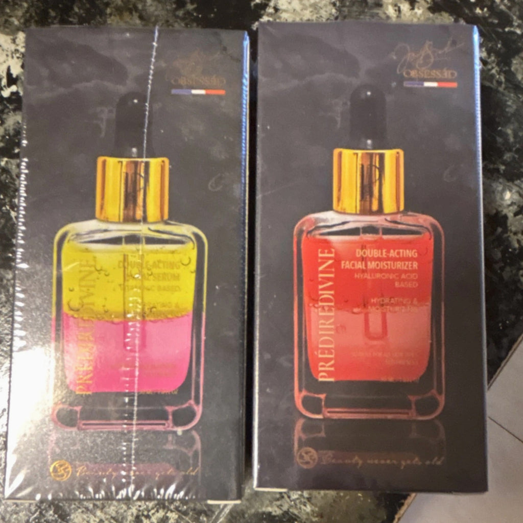 Prédiré Divine Double-Acting Facial Serum + Moisturizer Set with Vitamin C HA