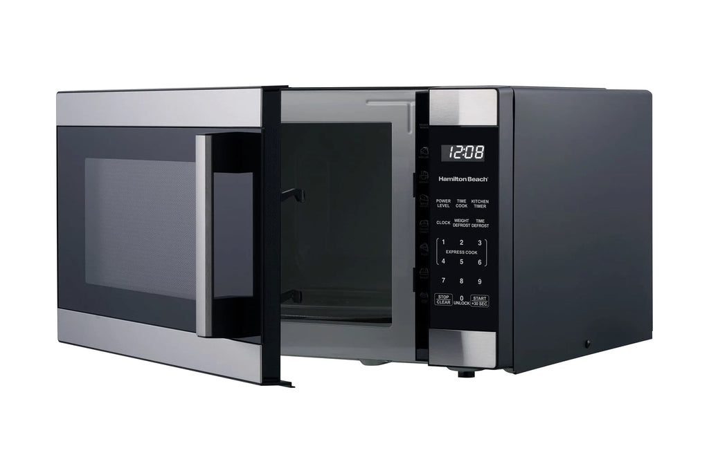 1100 Watt 1.6 Cu Ft Stainless Steel Countertop Microwave Oven Auto Sensor Cook