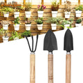 3pcs Garden Tools Set Mini Trowel Rake Shovel For Small Pot Plants Home Kit