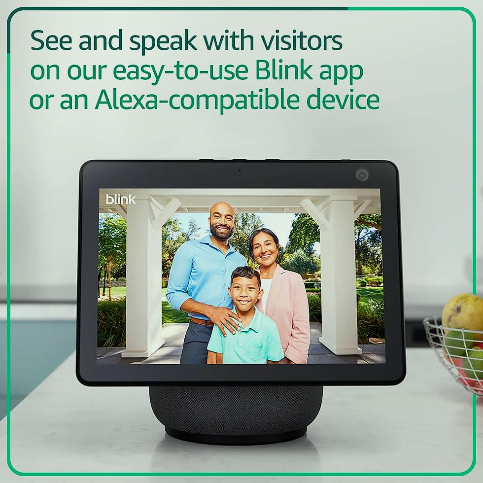 Blink Video Doorbell, 2-Year Battery, HD Night Vision
