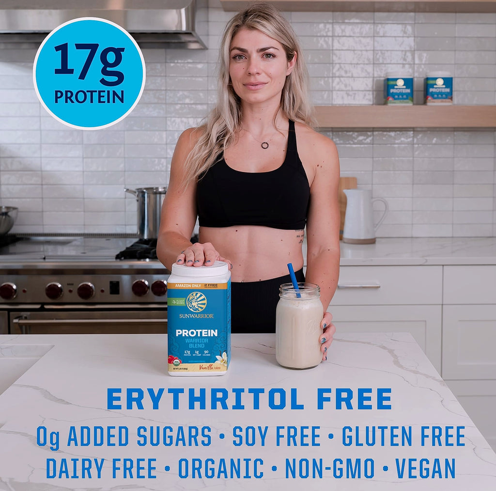 Sunwarrior Warrior Blend Vanilla Plant Protein Powder