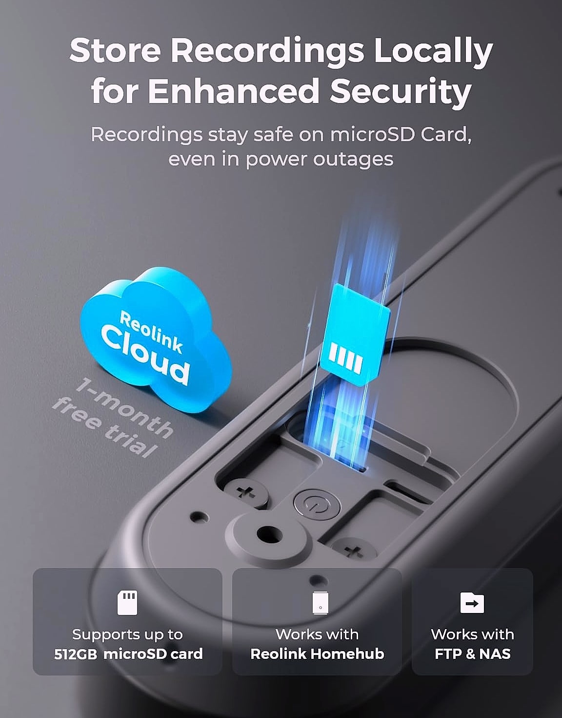 Reolink Video Doorbell Camera with Chime, WiFi