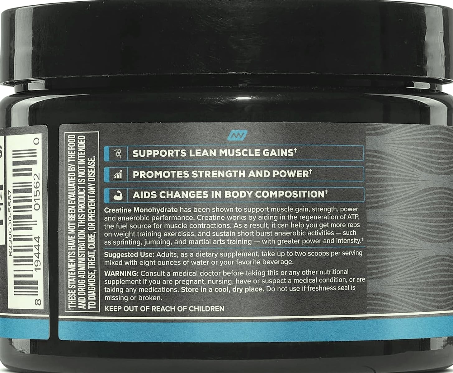ONNIT Creatine Monohydrate Powder, 5g, IGEN Non-GMO