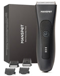 MANSPOT Groin Body Hair Trimmer with 4 Guards and Ceramic Blades
