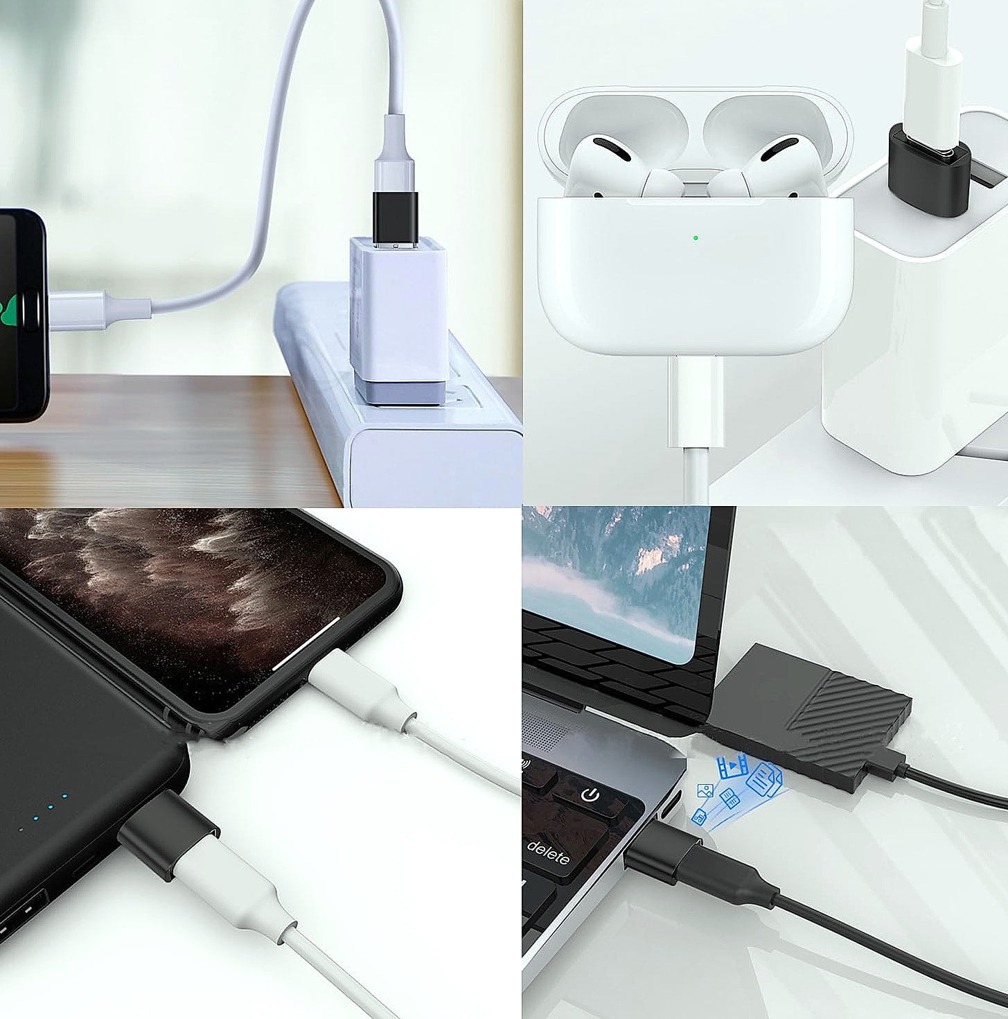 Mepsies USB-A to USB-C Adapter, 10Gbps USB 3.1